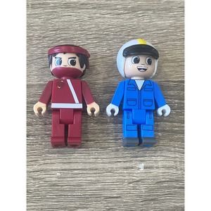 Ryan's World Action Figures Lot Of 2 Toys - Red & Blue